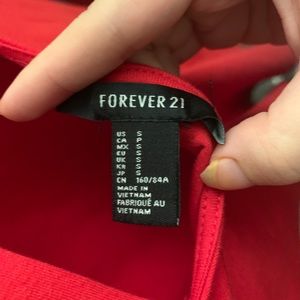 Red Bodycon cross back dress